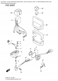 326D  -  Ptt  Switch/engine  Control  Unit  (Df225T)(Df225Z)(Df250T)(Df250Z) (326D -   /    (Df225T) (Df225Z) (Df250T) (Df250Z))
