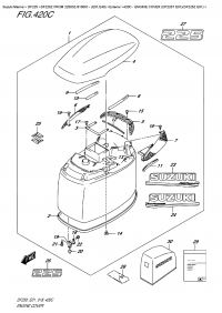 420C  -  Engine Cover  (Df225T  E01)(Df225Z  E01) (420C -   () (Df225T E01) (Df225Z E01))