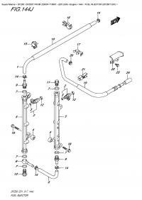 144J  -  Fuel  Injector  (Df250T  E01) (144J -   (Df250T E01))