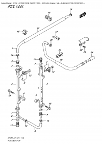 144L  -  Fuel  Injector  (Df250Z  E01) (144L -   (Df250Z E01))