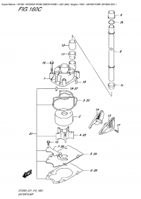 160C - Water Pump (Df250A E01) (160C -   (Df250A E01))