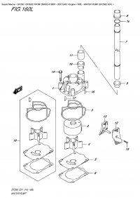 160L  -  Water Pump (Df250Z  E01) (160L -   (Df250Z E01))