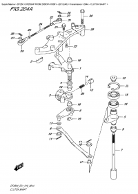 204A - Clutch Shaft (204A -  )