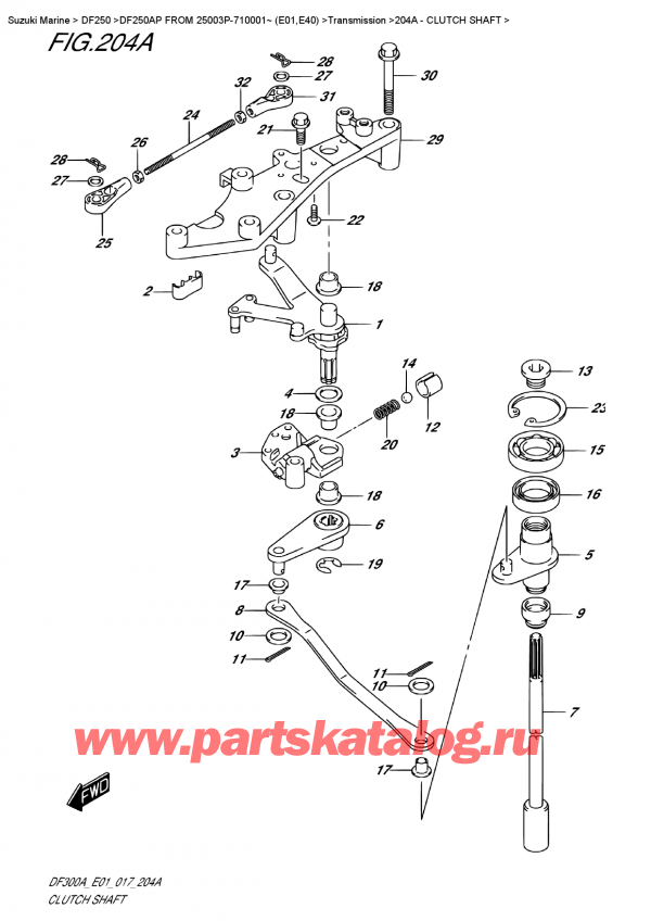 ,   , SUZUKI DF20A TL / TS FROM 02002F-710001~ (P01 017)  2017 ,  