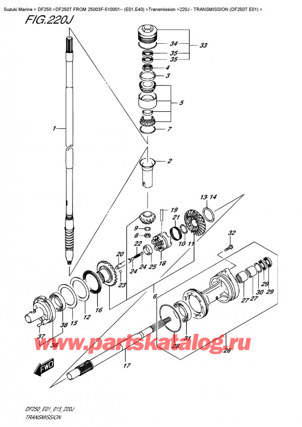 ,  ,  DF250T X/XX FROM 25003F-510001~ (E01),  (Df250T E01)