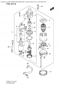 301A - Starting Motor (301A -  )