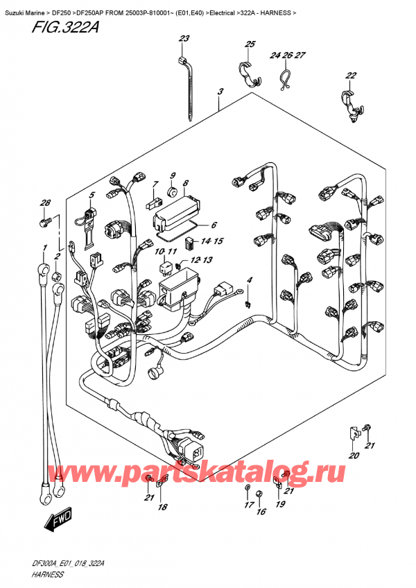  ,  , Suzuki DF250AP X / XX FROM 25003P-810001~ (E01),  
