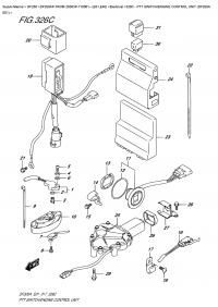 326C  -  Ptt Switch/engine  Control  Unit  (Df250A  E01) (326C -   /    (Df250A E01))