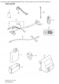 331B  -  Key Less Start  (Df250A  E01) (331B -  Less Start (Df250A E01))