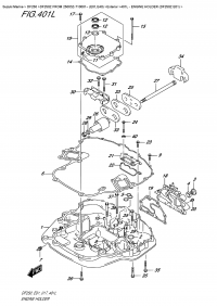 401L  -  Engine Holder  (Df250Z  E01) (401L -   (Df250Z E01))