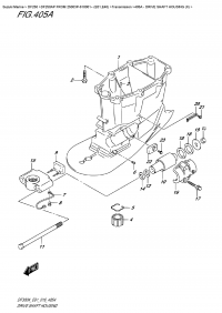 405A - Drive Shaft Housing (X) (405A -    (X))