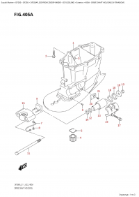 405A - Drive Shaft Housing  (X-Transom) (405A -    (X-Transom))