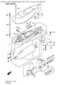 407A  - Gear Case (407A -   )