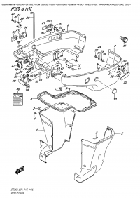 410L  -  Side  Cover  Transom(X,xx)  (Df250Z  E01) (410L -   Transom (X, xx) (Df250Z E01))
