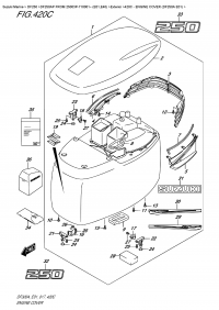 420C  -  Engine Cover  (Df250A  E01) (420C -   () (Df250A E01))