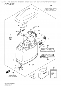 420E  -  Engine Cover  (Df250T  E01)(Df250Z  E01) (420E -   () (Df250T E01) (Df250Z E01))