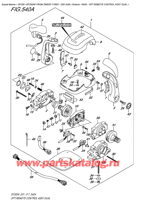  ,   , Suzuki DF20A TL / TS FROM 02002F-710001~ (P01 017)  2017 , :     Dual
