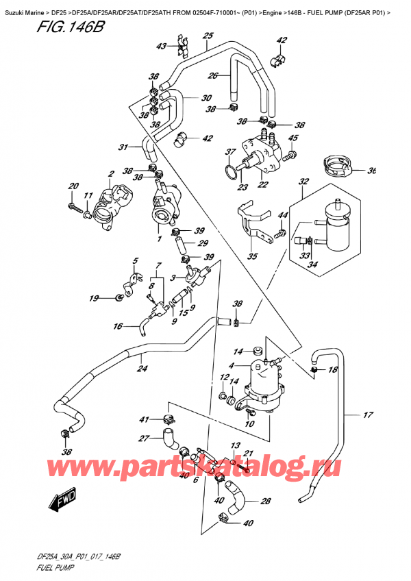   , , Suzuki DF25A RS FROM 02504F-710001~ (P01)  ,   (Df25Ar P01)