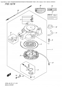 167A - Recoil  Starter (167A -  )
