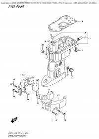 405A  -  Drive  Shaft  Housing (405A -   )