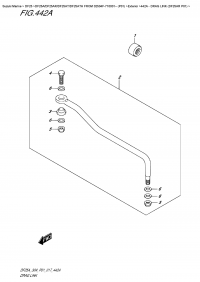 442A  -  Drag  Link  (Df25Ar  P01) (442A -   (Df25Ar P01))