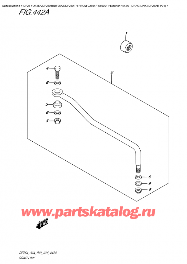  ,   , Suzuki DF25AR S/L FROM 02504F-610001  ,   (Df25Ar P01)