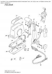 544A  -  Opt:remote  Control  Assy  Single  (1)  (Df25Ar  P01) (544A -    ,  (1) (Df25Ar P01))
