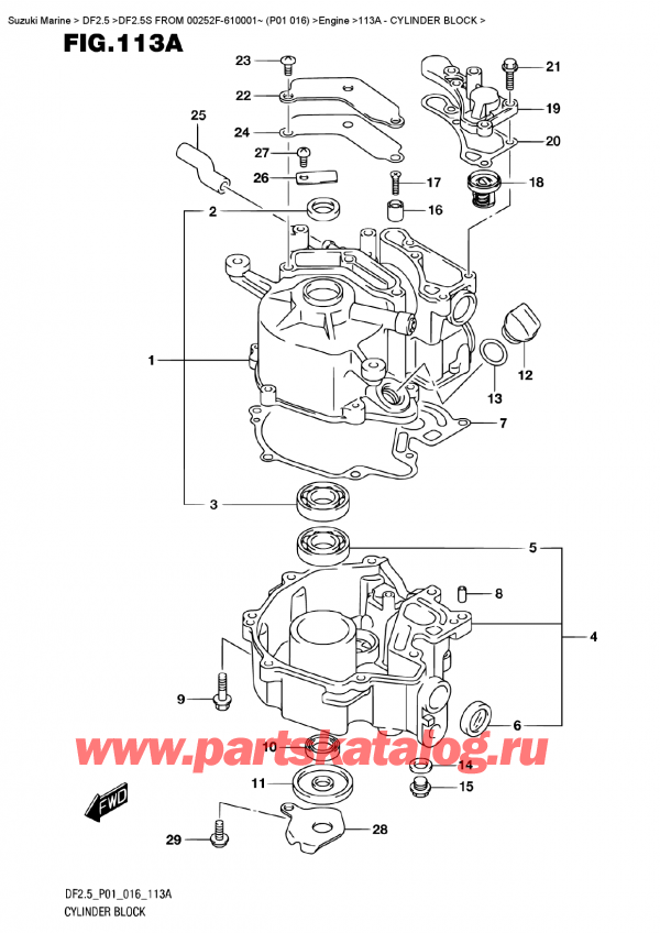  ,   , Suzuki DF2.5S FROM 00252F-610001~ (P01 016) ,  