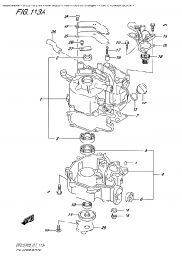 113A - Cylinder Block (113A -  )