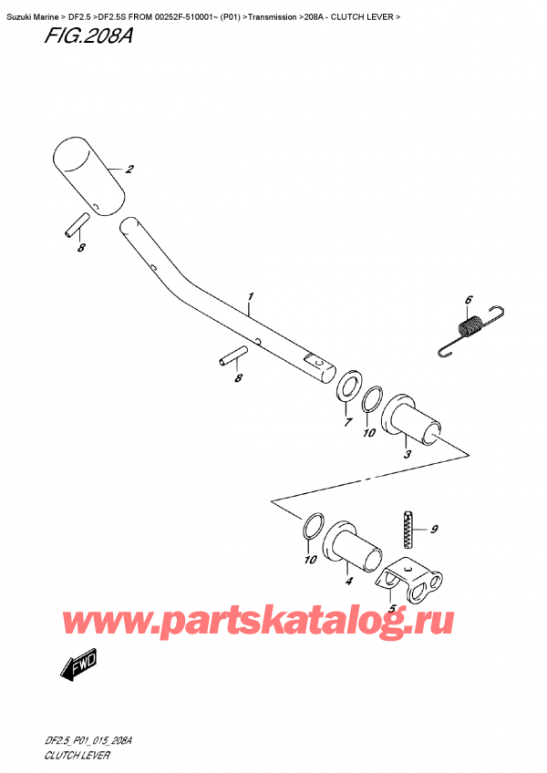  ,  , SUZUKI DF2.5S FROM 00252F-510001~ (P01)  2015 ,  