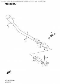 208A - Clutch Lever (208A -  )