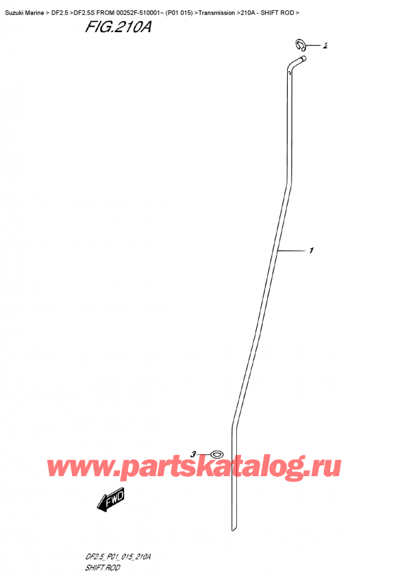  ,  , Suzuki DF2.5S FROM 00252F-510001~ (P01 015) ,  