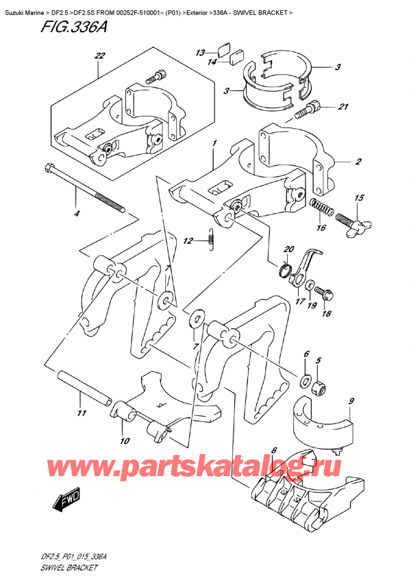   ,   , Suzuki DF2.5S FROM 00252F-510001~ (P01),  