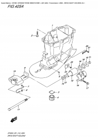 405A - Drive Shaft Housing (X) (405A -    (X))