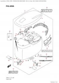 420A - Engine Cover (020:Df300A) (420A -   () (020: Df300A))
