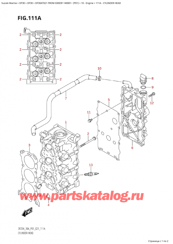  ,  , Suzuki Suzuki DF30A TS / TL FROM 03003F-140001~  (P01 021),   