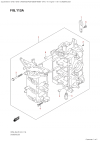 113A - Cylinder Block (113A - ���� ��������)