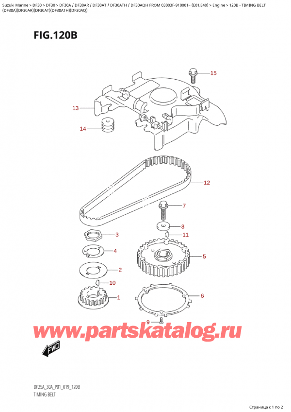  ,   ,  Suzuki DF30A TS / TL FROM  03003F-910001~ (E01 019),  