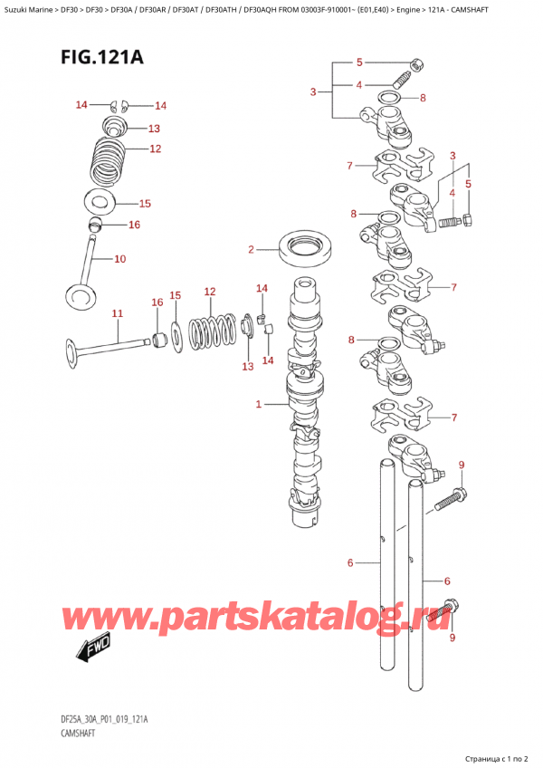  ,    , Suzuki Suzuki DF30A S / L 03003F-910001~ (E01 019)  2019 ,  