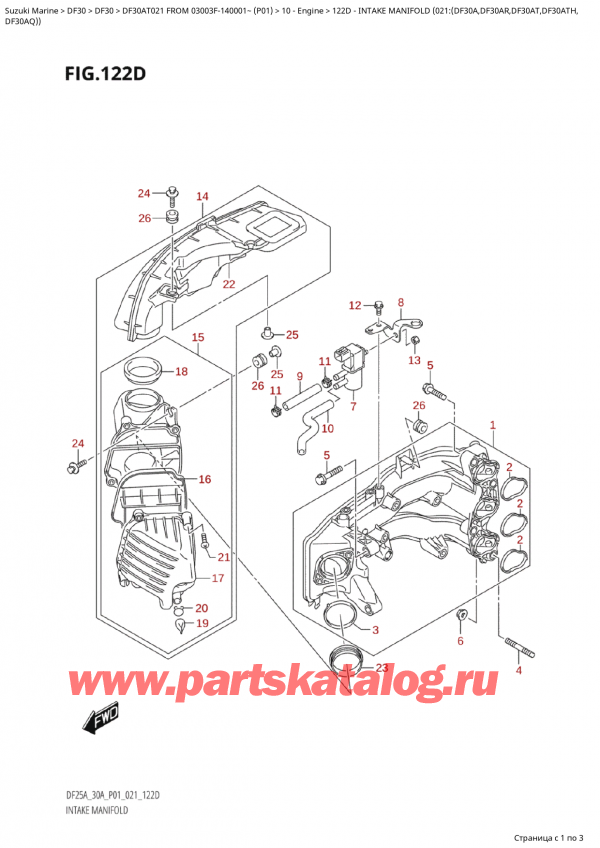  ,  , SUZUKI Suzuki DF30A TS / TL FROM 03003F-140001~  (P01 021)  2021 ,   (021: (Df30A, Df30Ar, Df30At, Df30Ath,