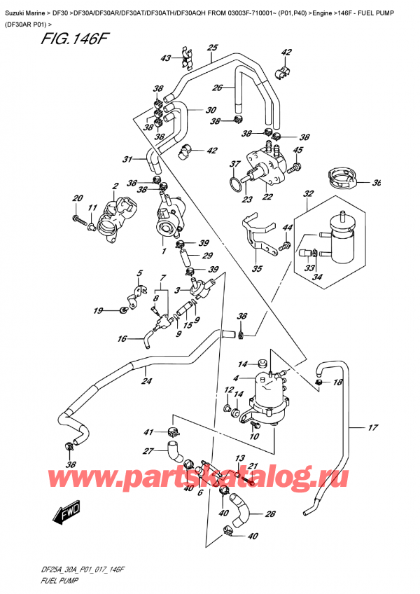 ,   , SUZUKI DF30A RS / RL FROM 03003F-710001~ (P01) ,   (Df30Ar P01)