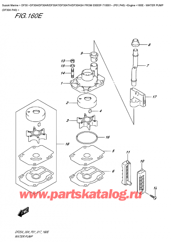  , , SUZUKI DF30A S FROM 03003F-710001~ (P01)   2017 ,   (Df30A P40)