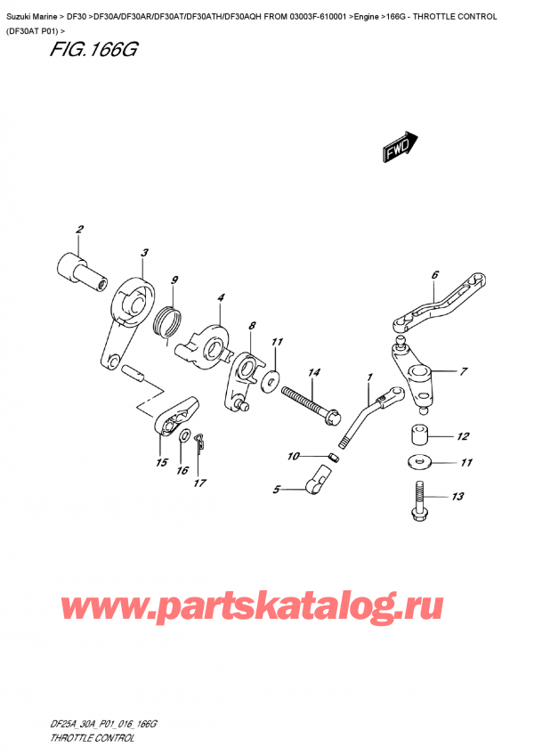   ,   , SUZUKI Suzuki DF30A ATS / ATL FROM  03003F-610001  2016 ,   (Df30At P01)