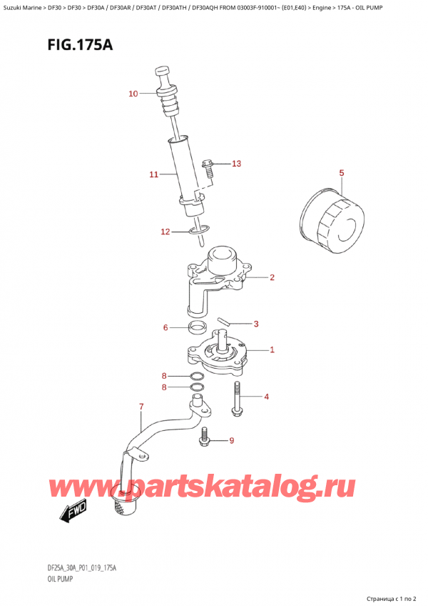  ,    , Suzuki Suzuki DF30A TS / TL FROM  03003F-910001~ (E01 019),  