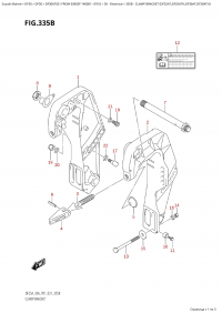 335B - Clamp Bracket (Df25At,Df25Ath,Df30At,Df30Ath) (335B -   (Df25At, Df25Ath, Df30At, Df30Ath))