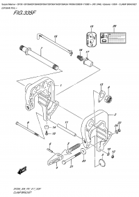 335F  -  Clamp  Bracket  (Df30Ar  P01) (335F -   (Df30Ar P01))
