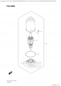 340A - Ptt  Motor  (Df25At,Df25Ath,Df30At,Df30Ath) (340A -   (Df25At, Df25Ath, Df30At, Df30Ath))