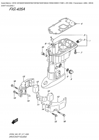 405A  -  Drive  Shaft  Housing (405A -   )