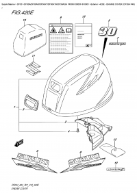 420E  -  Engine  Cover  (Df30A  P40) (420E -   () (Df30A P40))