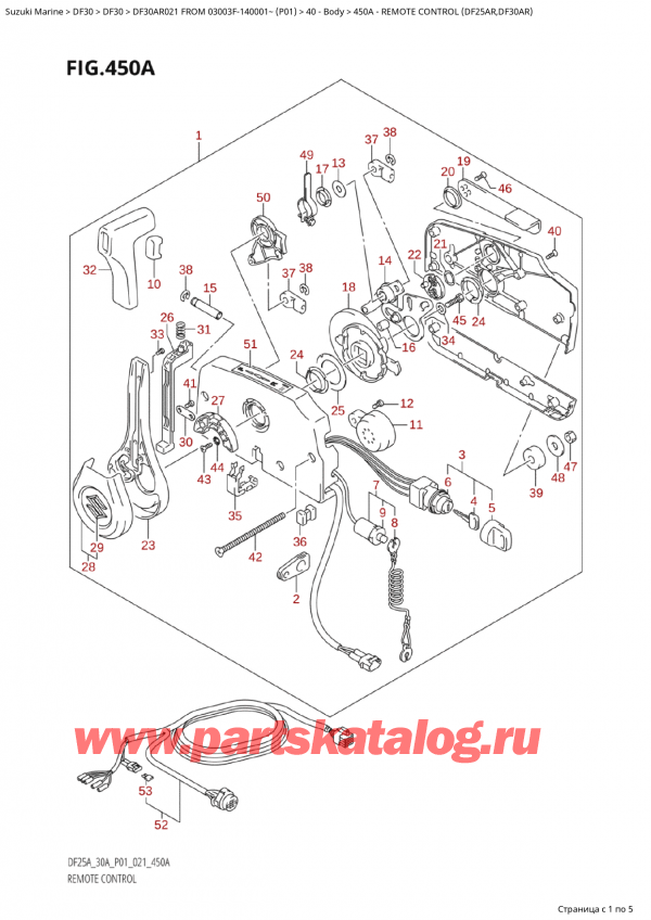  ,  , Suzuki Suzuki DF30A RS / RL FROM 03003F-140001~  (P01 021),   (Df25Ar, Df30Ar)